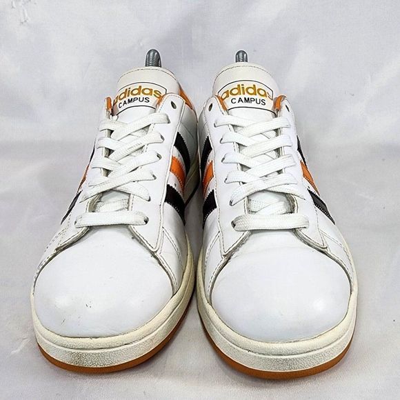 Adidas The Campus 2 Shoes White Orange 465553 Og 2006 Rare Classic Men's Size 7 - Picture 3 of 8